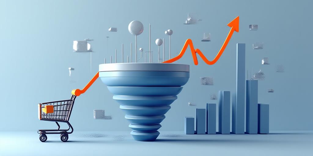 Data visualization of cart abandonment trends